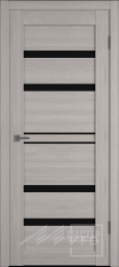 Межкомнатная дверь Atum Pro 26  Stone Oak  Black Gloss